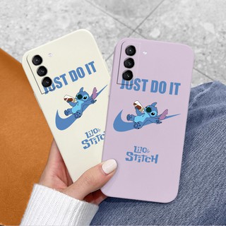 เคสโทรศัพท์อะนิเมะสัตว์ประหลาดสีฟ้า Liquid Silicone Phone Case For Samsung Galaxy S21 Plus Ultra S20 S20Plus S20Ultra S20FE Shockproof Camera Lens Protection Soft Back Cover เคสมือถือ