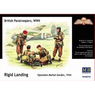 โมเดลประกอบฟิกเกอร์ทหาร Master Box 1/35MB3534 RIGID LANDING BRITISH PARATROOPER