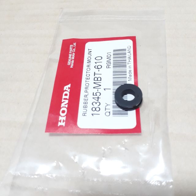 18345-MBT-610ยางกันสะเทือนฝาครอบท่อไอเสียแท้ MSX125,CBR150,WAVE110i,  1ชิ้น
