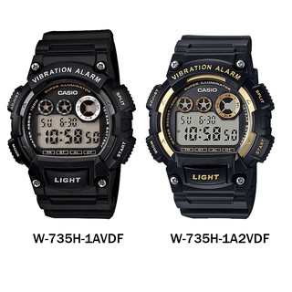 [ใส่โค้ดลดเพิ่ม 40.-*] ของแท้ นาฬิกาข้อมือ Casio รุ่น W-735H