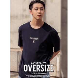 เสื้อยืดโอเวอร์ไซส์MEMO🦊 [ทันที 10% ใส่โค้ด JULPSK] รุ่น : Established Brand Oversize Collection SupersoftS-3XL