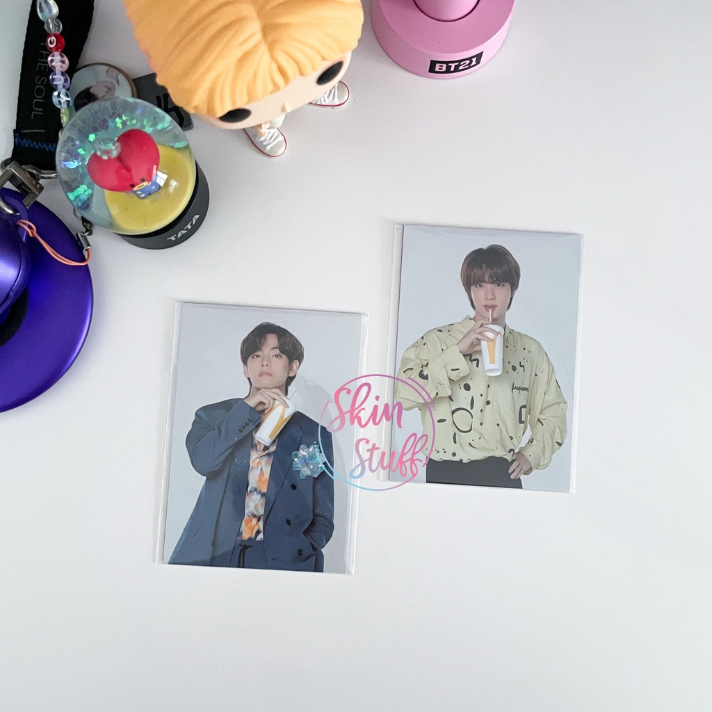 BTS x McDonald V Taehyung Jin McD Photocard