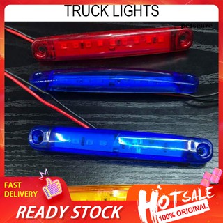 Car_ 10 ชิ้น Dc 24v 8 Led ไฟสัญญาณสําหรับติดรถยนต์รถบรรทุก