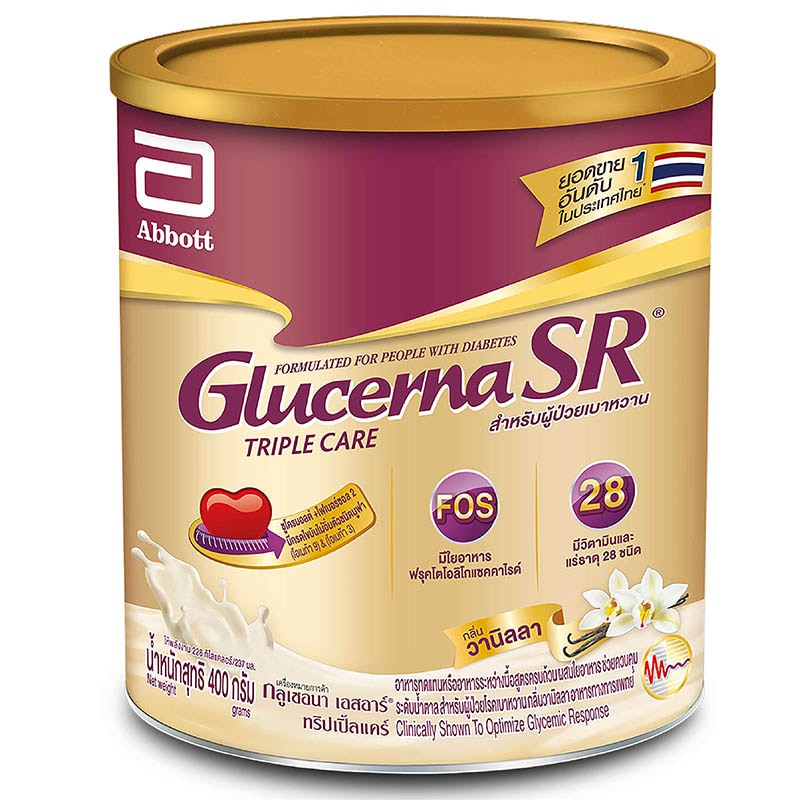 [ Free Delivery ]Glucerna SR Formulated for People with Diabetes 400g.Cash on delivery
