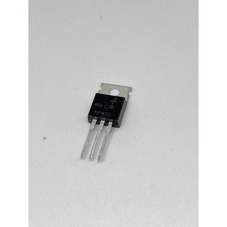 TIP42C transistor 3 ขา หลังเหล็ก TO-220 เเพ็คละ 10 ตัว