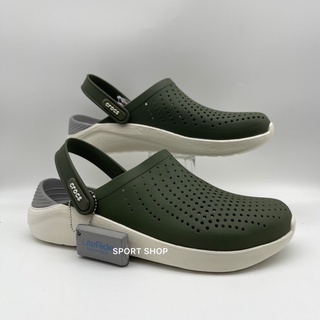 รองเท้าแตะcrocs แบบสวม ลำลองแฟชั่น  สไตล์ LiteRide Clog สุดฮิต น้ำหนักเบา ใส่สบาย ผลิตจากยางแท้ 100%