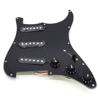 Pickguard อุปกรณ์เสริมสำหรับกีต้าร์ไฟฟ้าสีดำ