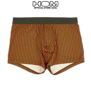 HOM (ออฮ์ม) รุ่น 401540-00XD กางเกงในชาย  Boxer ผ้าcottonModal ตะเข็บยางยืดด้านหน้าเพื่อความกระชับเข้ารูปสวย