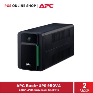 APC Back-UPS 950VA, 520 Watts, 230V, AVR, Universal Sockets เครื่องสำรองไฟสำหรับเกมมิ่ง