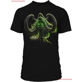 charactersstudio JINX World Of Warcraft: Legion Illidans Revenge Mens Gamer Graphic T-Shirt เสื้อยืด ดพิมพ์ลาย ดผ้าเด้