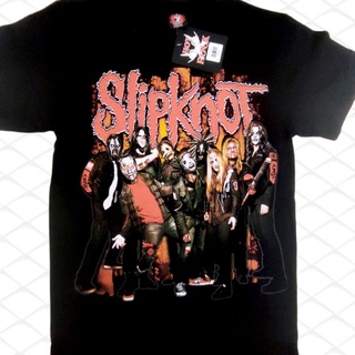 เสื้อยืดพิมพ์ลายแฟชั่น เสื้อยืดคอตตอนรุ่น Slipknot 2022 เสื้อยืดฮอตร็อค 3 ตัว ขนาด XS-4XL ;h~