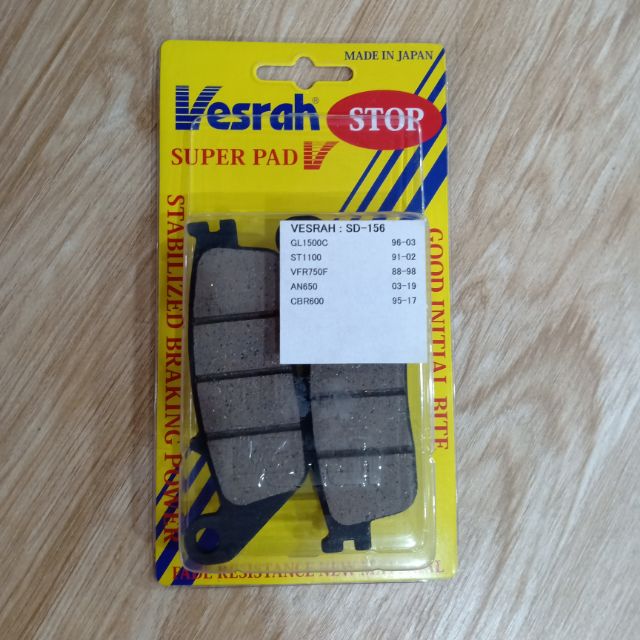 ผ้าเบรค cb400 cb500 cbr500 cb650 cbr750 nc750 triumph