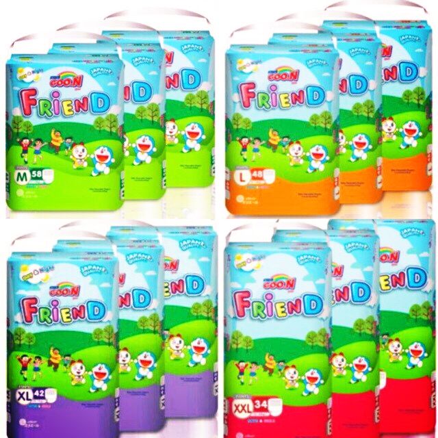 GOON FRIEND แพมเพิสกูนเฟรนด์รุ่นจัมโบ้ (ขายยกลัง)