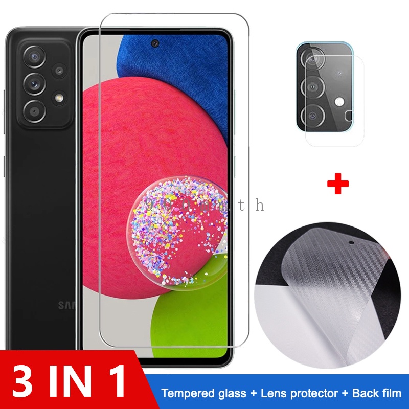 ฟิล์มกระจก Samsung A52S กระจกนิรภัย HD ป้องกันหน้าจอ สำหรับ Samsung A51 A71 A52S A03S M02S M62 M31 M