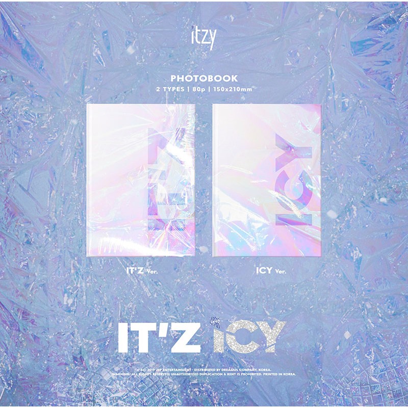 5 ITCY 1st Mini Album IT/'z ICY Yuna Type-2 Photo Card Official K-POP