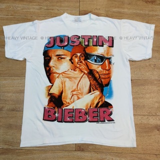 JUSTIN BIEBER เสื้อวง เสื้อทัวร์ เสื้อบูทเลทลายจัสติน