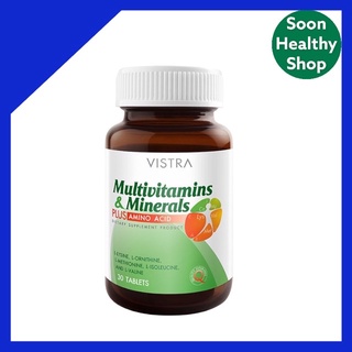 Vistra Multivitamins &amp; Minerals Plus Amino Acid วิสทร้า มัลติวิตามิน และ แร่ธาตุผสมกรดอะมิโน