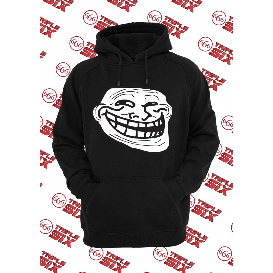 เสื้อแจ็คเก็ตมีฮู้ด Troll Face Meme