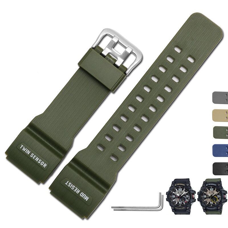 สายดําน้ําผู้ชาย Little Mud King GG-1000 GWG-100 GSG-100 สายรัดทดแทน (รวมเครื่องมือ)