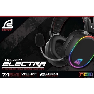 💥💥พร้อมส่ง💥💥 Signo E-Sport HP-831 Electra 7.1 Surround Sound Gaming Headset 🚩🚩 รับประกันศูนย์ 1 ปี 🚩🚩