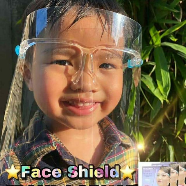 💥 Face shield เด็ก ใสไม่เวียนหัว ภาพชัด