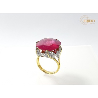 แหวน ruby 18k. น้ำหนัก 8.35กรัม