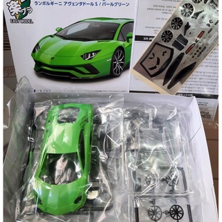 โมเดลประกอบรถยนต์  THE SNAP KIT  Lamborghini / AOSHIMA  ของแท้  รถโมเดลพลาสติก