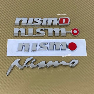 โลโก้*คำว่า nismo สีชุบโครเมี่ยม ราคาต่อชิ้น