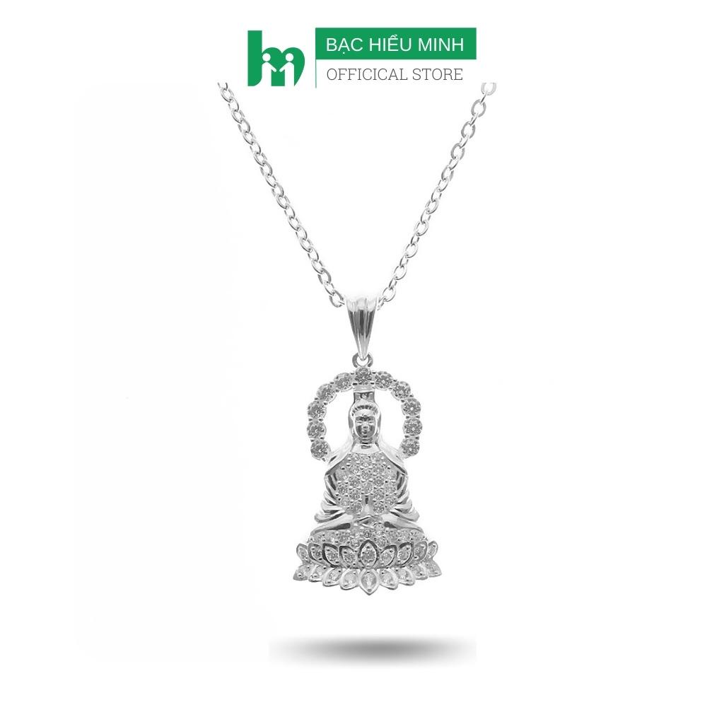 สร้อยคอผู้หญิง SILVER HIEU MINH DMD275 พร้อมภาพพระอวโลกิเตศวรพระโพธิสัตว์ ทําจากเงินอิตาลี