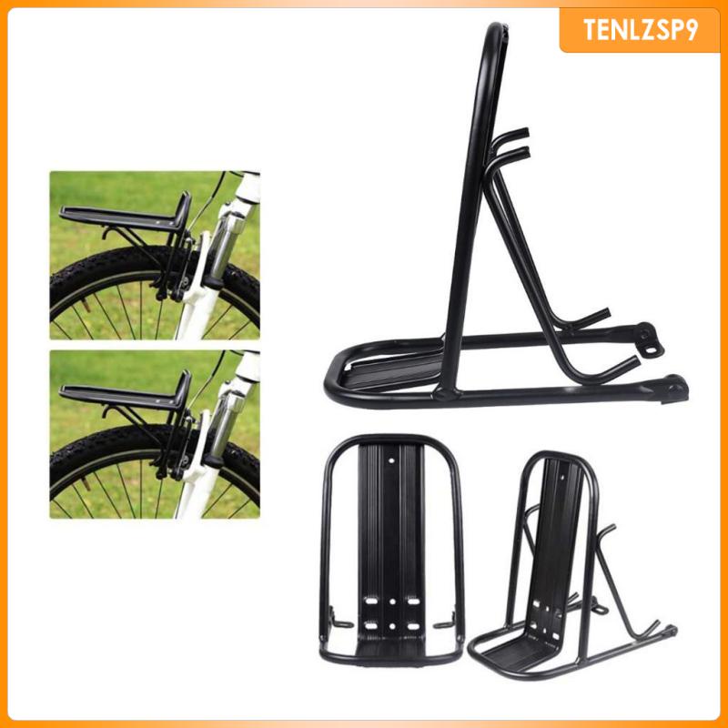 [ แร็คอลูมิเนียมอัลลอยด์ แร็คด้านหน้าจักรยาน 15 กก. สีดํา - รูปที่ 7