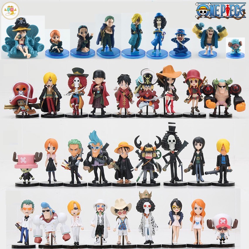 โมเดลวันพีช model one piece figure โมเดล วันพีช ฟิกเกอร์วันพีช ลูฟี่ โซโล ช็อปเปอร์ ฟิกเกอร์