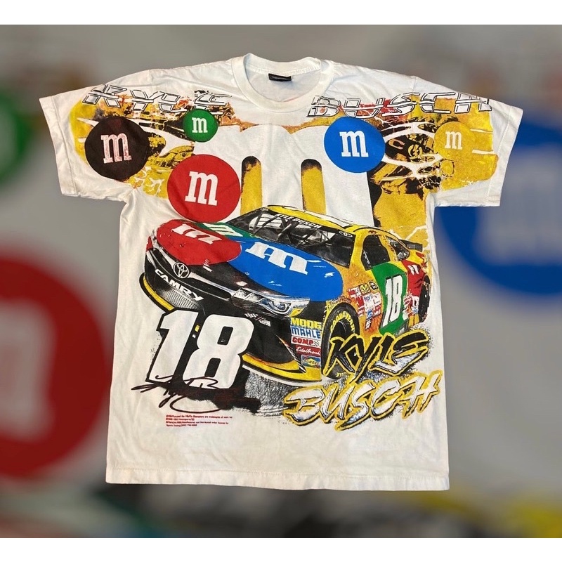 เสื้อ Ovp NASCAR M&M สไตล์ปี90s.