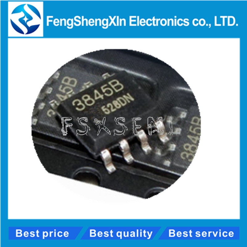 10 ชิ้น/ล็อต UC3845 UC3845B 3845B UC3845A UC3845BDR2G ประสิทธิภาพสูง CURRET โหมดคอนโทรลเลอร์ SOP-8