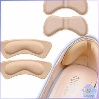 แผ่นกันกัด  แผ่นกันรองเท้ากัด เนื้อนิ่ม ช่วยแก้รองเท้าหลวม 1 แพค ต่อ คู่  Sponge heel pad