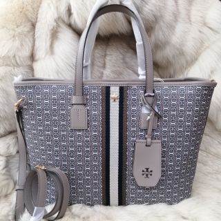 New​ TORY BURCH Gemini Link Canvas Small Tote