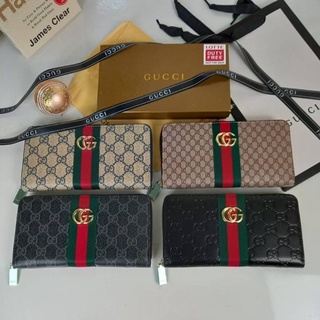 กุช ชี่ (G60018) AROUND ZIPPER LONG WALLET