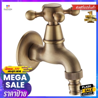 ก๊อกล้างพื้น 1 ทาง RASLAND RA MSS-003 สีทองWALL FAUCET RASLAND RA MSS-003 GOLD