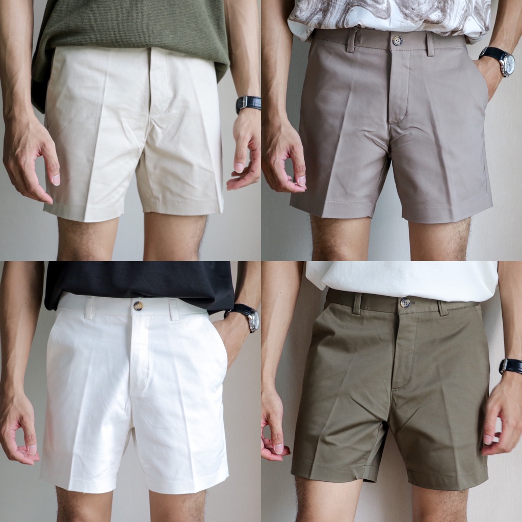BARON SHORTS กางเกงขาสั้นทรงคลาสสิค ความยาวเหนือเข่า