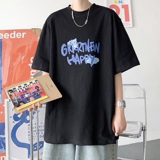 【Size S-3XL】เสื้อยืดแขนสั้นฤดูร้อน Letter พิมพ์เสื้อยืดสไตล์ Street hip-hop เสื้อยืดเสื้อยืดอินเทรนด์เสื้อยืดหลวมขนาดใหญ