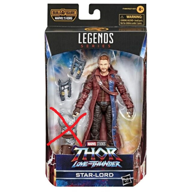 THOR Love and THUNDER  STAR LORD Legend Series HASBRO (แท้) 1/10 Action Figure 18 cm
