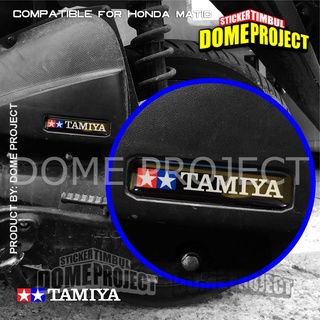 สติกเกอร์โลโก้รถจักรยานยนต์ ลายนูน 3D อุปกรณ์เสริม สําหรับ Honda TAMIYA BOX FILTER VARIO BEAT PCX