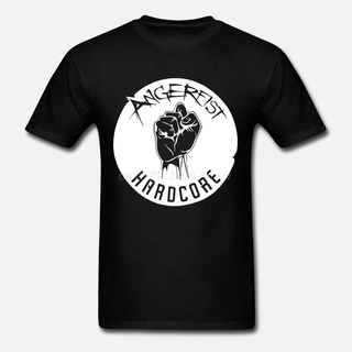 ผ้าฝ้ายคอกลมเสื้อยืด พิมพ์ลาย Angerfist Hardcore Holland Dutch Gabber Techno Gabba Music Pioneers Paul Elstak สไตล์คลาสส