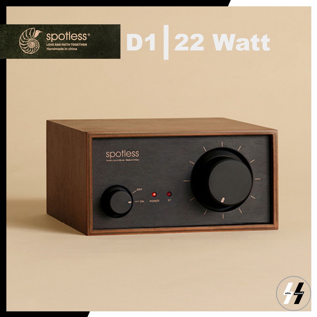 แอมป์ขยายเสียง | spotless - D1 | integrated amplifier 22 Watt (โปรดเช็คสต๊อก)
