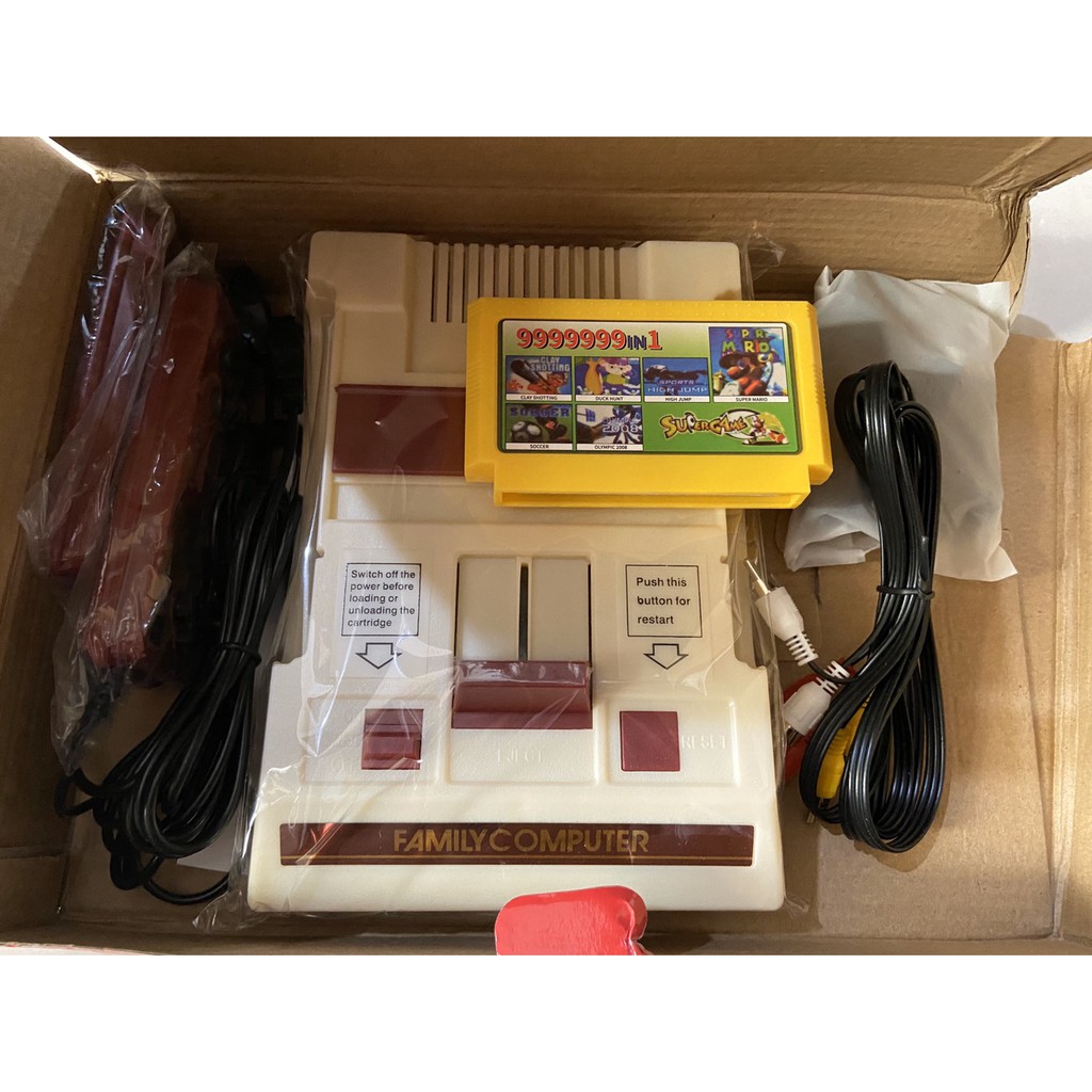 เครื่องเกมส์ (ขาวแดง) ตลับ Game Famicom Family COMPACT Retro เครื่อง ...