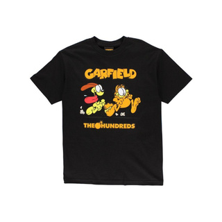 SLUM LTD - THE HUNDREDS Garfield Chase T-Shirt Black