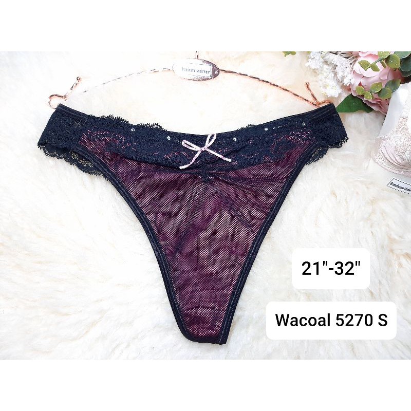 Wacoal (วาโก้) Size S ชุดชั้นใน/กางเกงชั้นในทรงจีสตริง(G-string) 5270