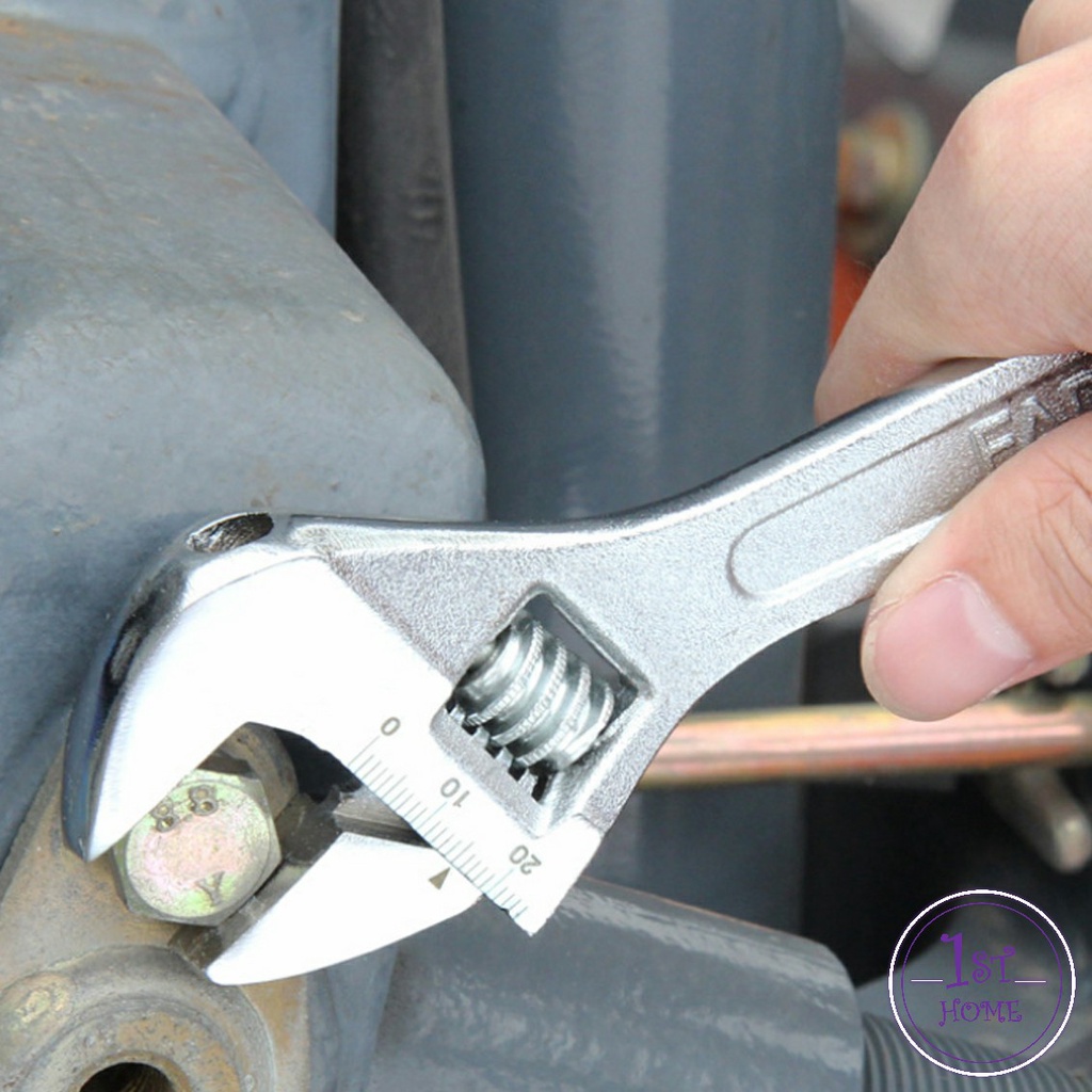 ประแจปากเลื่อน ขนาด 10 นิ้ว 250 มม กุญแจเลื่อนปากเลื่อน Adjustable Wrench ราคา ถูกที่สุด ดีลบีเคเค แกลเลอรีภาพที่ 2