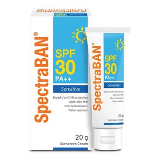 ใหม่แท้💯%SpectraBAN Sunscreen Cream Sensitive SPF30/PA++ ครีมกันแดดผิวหน้า