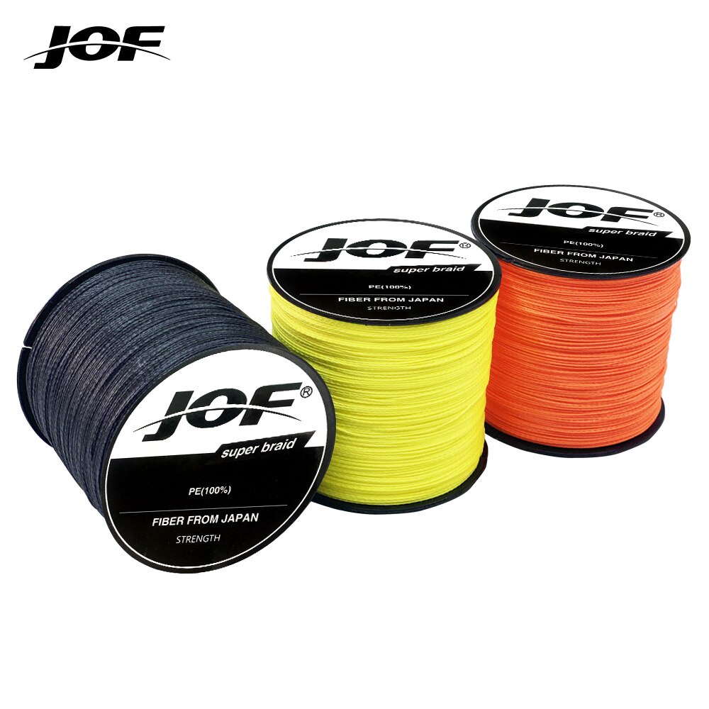 JOF สายเบ็ดตกปลา PE แบบถัก 300 ม. 8 เส้น 20 30 40 50 60LB 80LB 100LB