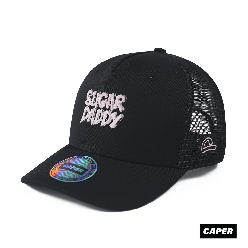 Trucker Caper Sugar Daddy สีดํา/ชมพู